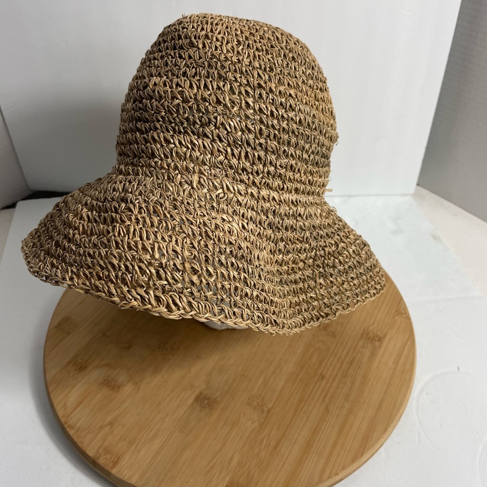 Chico's Straw Hat Adjustable Brim